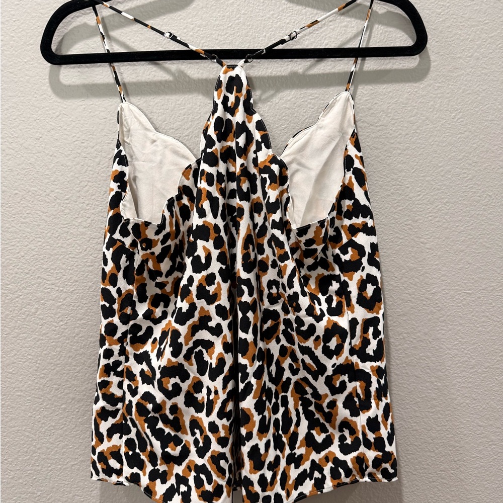 🐆💛 J. Crew Stunning Leopard Print Cami Blouse – SZ 6 💛🐆 - Picture 4 of 4